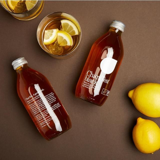 ChariTea Black Iced Tea with Lemon 330ml