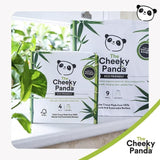 Cheeky Panda Natural Bamboo Toilet Tissue 4 per pack