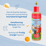 Childs Farm Bubble Hair & Body Wash - Organic Sweet Orange 250ml