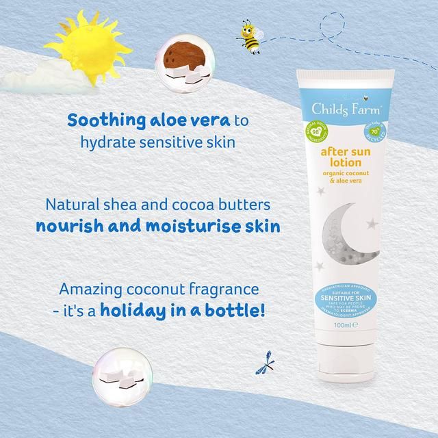 Childs Farm Kids & Baby After Sun Lotion with Organic Coconut 100ml