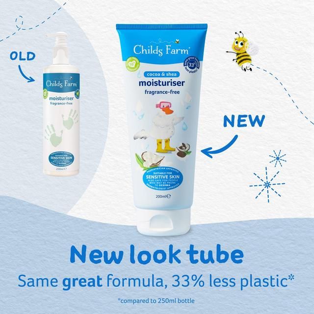 Childs Farm Kids Fragrance-Free Moisturiser 200ml