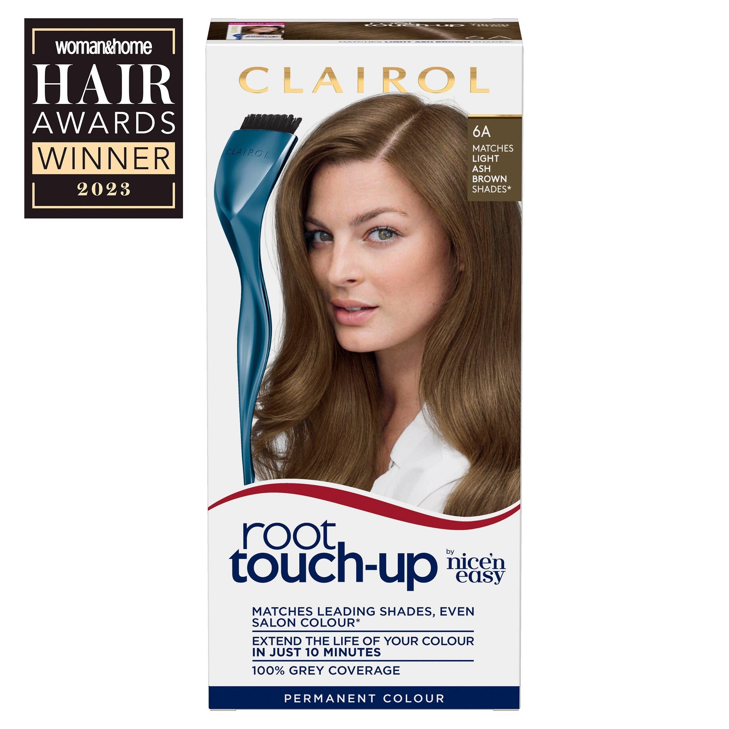 Clairol Nice'n Easy Root Touch-Up Hair Dye Light Ash Brown 6A