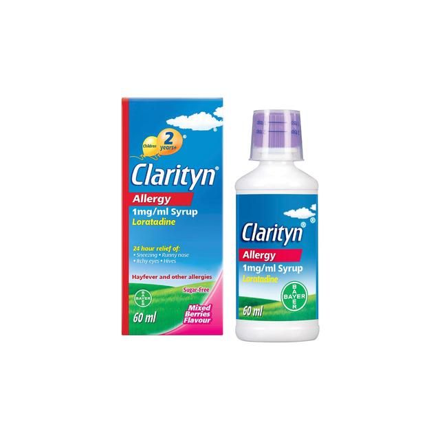 Clarityn Kids Allergy Syrup Mixed Berries 60ml