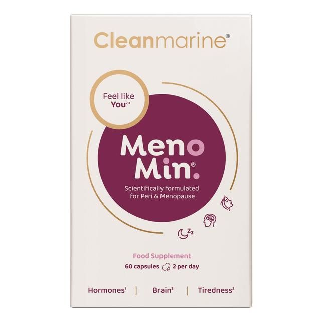 Cleanmarine MenoMin Menopause Supplement Capsules 60 per pack