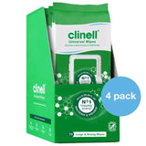 Clinell Universal Wipes 4 x 70 per pack