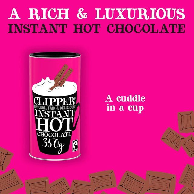 Clipper Fairtrade Instant Hot Chocolate 350g