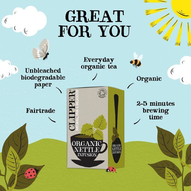 Clipper Organic Nettle Teabags 20 per pack