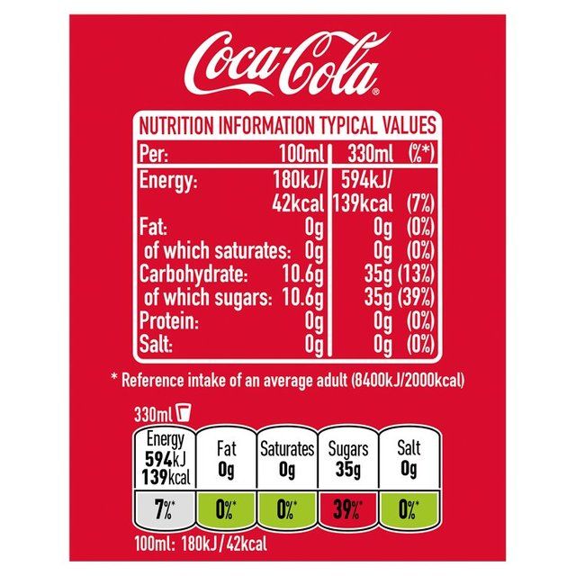 Coca-Cola Original Taste 8 x 330ml