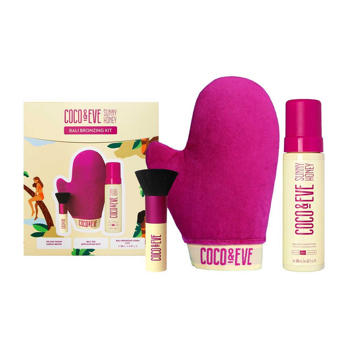 Coco & Eve Bali Bronzing Kit - Dark