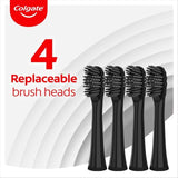 Colgate Battery 360 Sonic Charcoal Soft Replacement Brush Heads 4 per pack