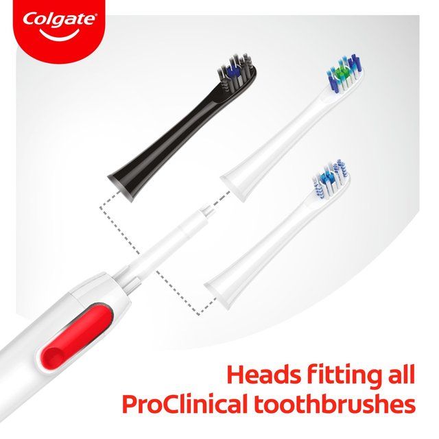 Colgate ProClinical 360 Deep Clean Electric Toothbrush Refill Heads 4 per pack