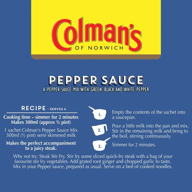 Colman's Pepper Sauce Mix 40g
