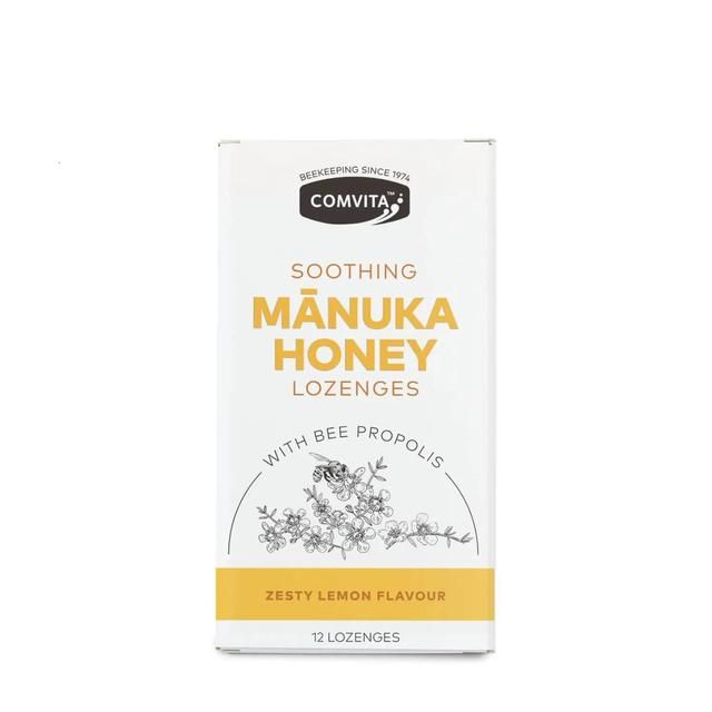 Comvita Manuka Propolis Lemon & Honey Lozenges (12 ) 12 per pack