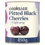 Cooks & Co Pitted Black Cherries 850g