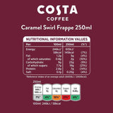 Costa Coffee Frappe Caramel Swirl Iced Coffee 250ml