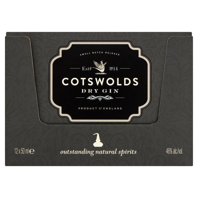 Cotswolds Distillery Gin Miniatures 12 x 5cl