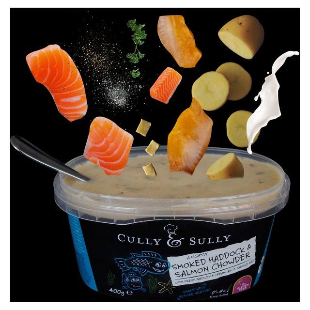Cully & Sully Smoked Haddock & Salmon Chowder Soup 400g