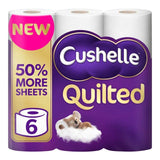 Cushelle Quilted Toilet Rolls 6 per pack