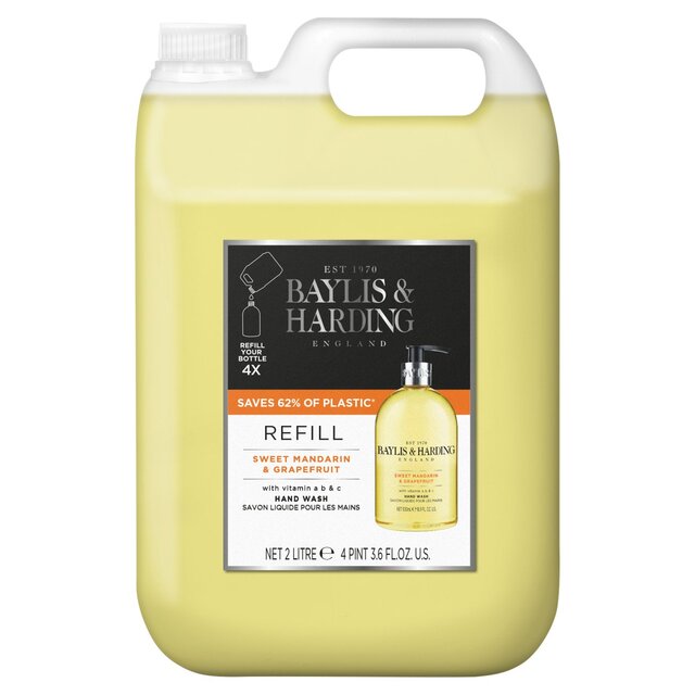 Baylis & Harding Sweet Mandarin & Grapefruit Hand Wash Refill 2L - McGrocer