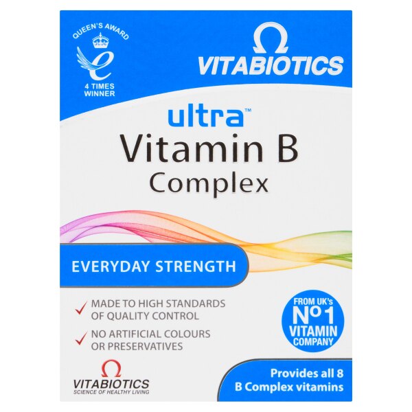 Vitabiotics Ultra B Complex - 60 Tablets GOODS Superdrug