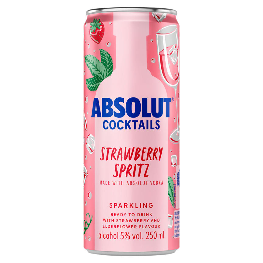 Absolut Cocktails Strawberry Spritz - McGrocer