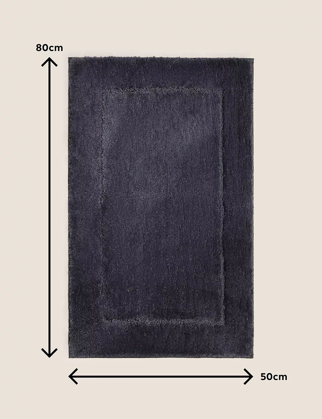 Super Soft Quick Dry Bath Mat Bathroom M&S