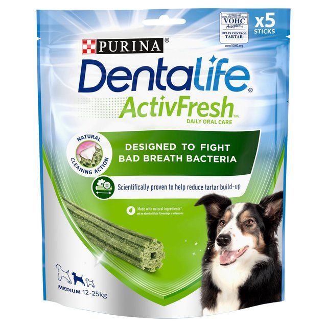 Dentalife ActivFresh Medium Dental Chicken Dog Chews 115g