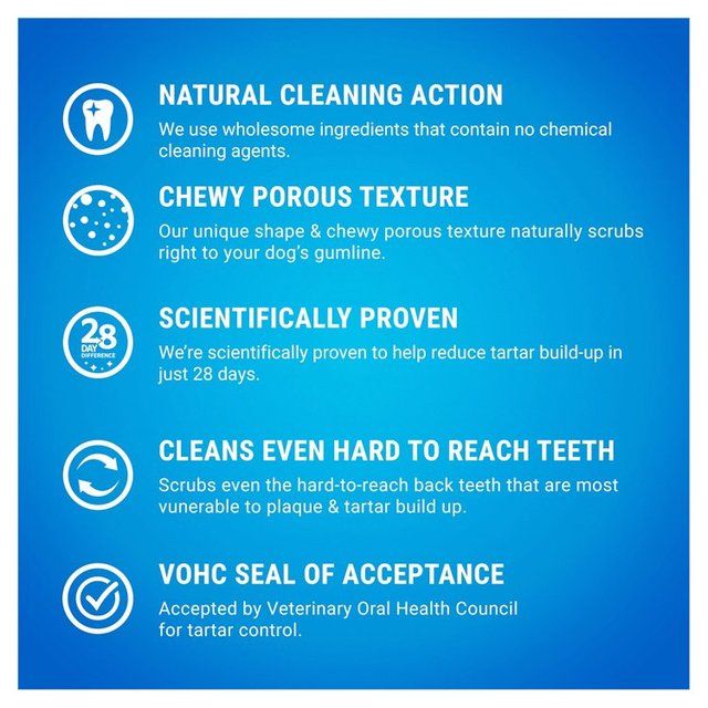 Dentalife Large Dental Chicken Dog Chews 12 per pack