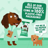 Denzel's Daily Dentals For Large Dogs Peanut Butter Peppermint & Parsley 120g