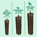 Denzel's Daily Dentals For Large Dogs Peanut Butter Peppermint & Parsley 120g
