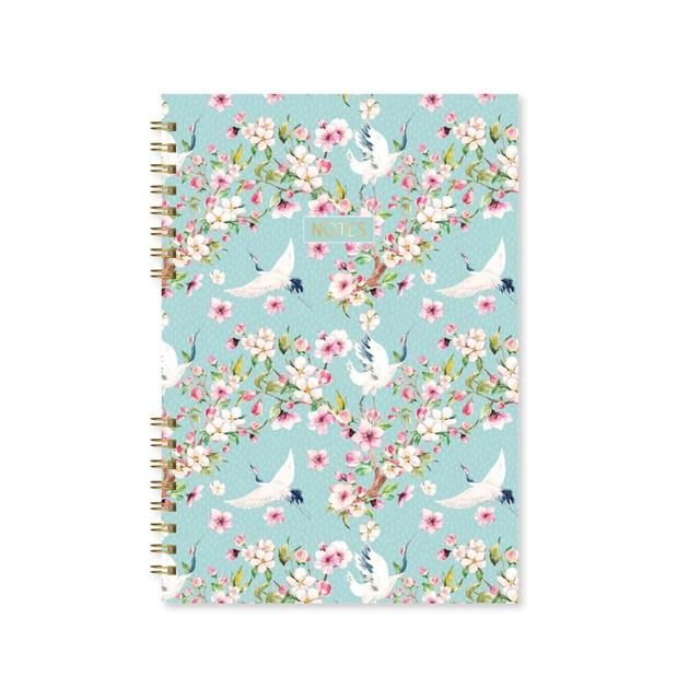 Design Group A4 Split Wiro Pink Blossom Notebook 12 per pack