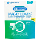 Dr. Beckmann Magic Leaves Laundry Detergent Sheets Non-Bio 25 per pack