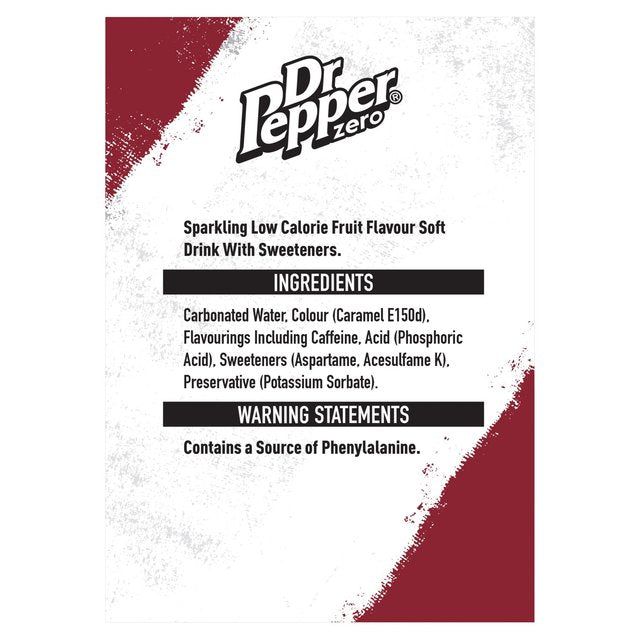 Dr Pepper Zero 8 x 330ml