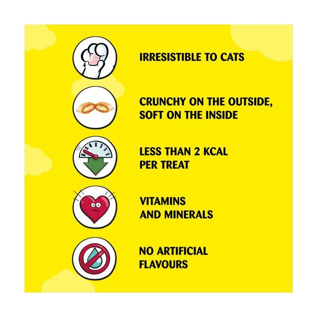 Dreamies Variety Snack Box Cat Treats with Chicken Cheese & Salmon 12 x 60g