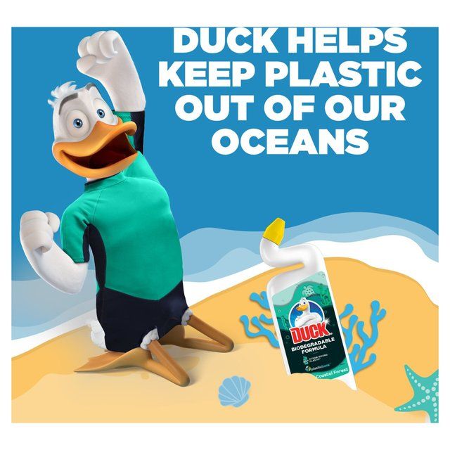 Duck Biodegradable Toilet Cleaning Liquid Coastal Forest 750ml