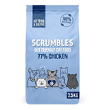 Scrumbles Kitten and Queens Dry Cat Food Chicken 2.5kg - McGrocer
