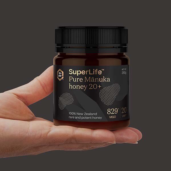 SuperLife Pure Manuka Honey 20+ MGO 829+ 250g GOODS Superdrug