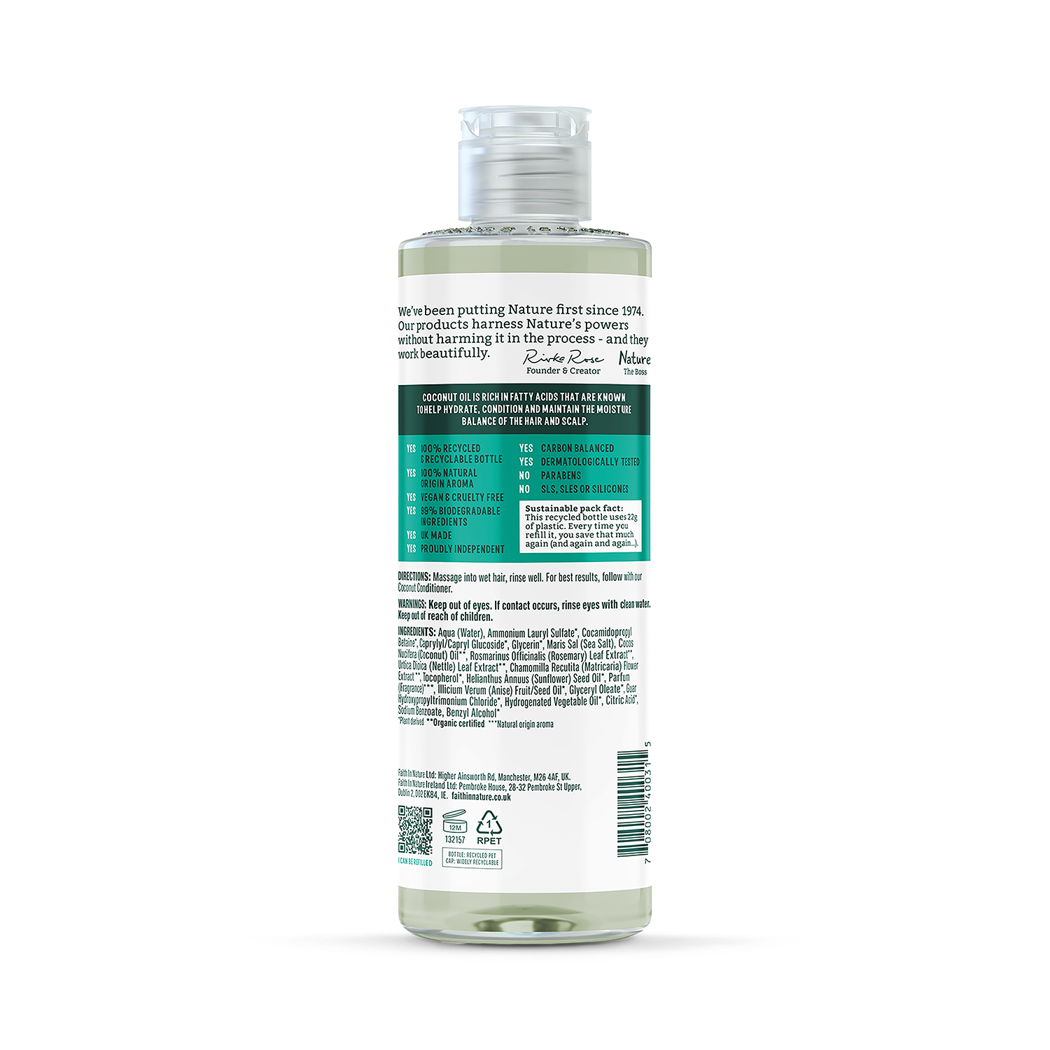 Faith in Nature Jojoba Shampoo 400ml - 999065