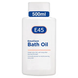 E45 Emollient Bath Oil to moisturise dry itchy skin 500ml