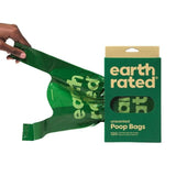 Earth Rated Poop Bags Unscented Tie Handle Bag 120 per pack