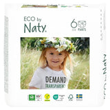 Eco by Naty Nappy Pants Size 6 (16+kg) 18 per pack