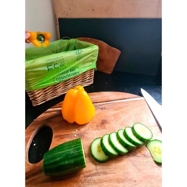 Eco Green Living Certified Compostable 10L Caddy Bags 18 per pack