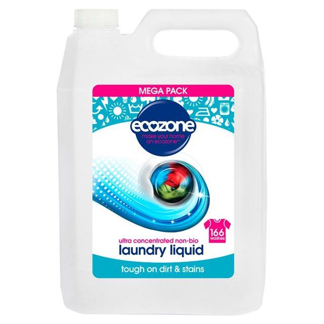 Ecozone Non Bio Laundry Liquid 166 washes 5L
