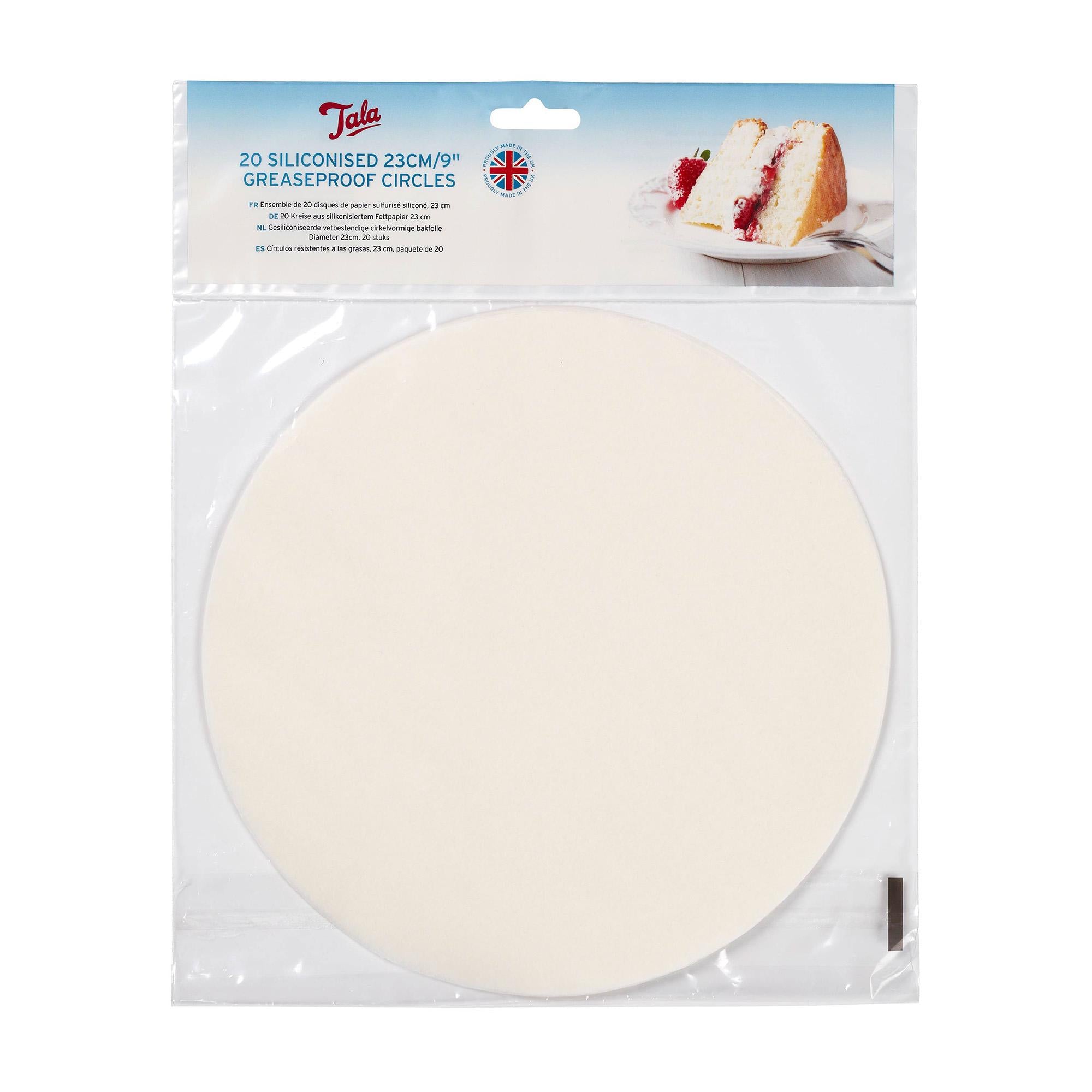 Tala Siliconised Cake Liners Set of 20 23cm GOODS Sainsburys