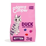 Edgard & Cooper Cat Dry Food Kitten Duck Chicken 2kg