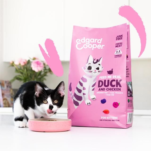 Edgard & Cooper Cat Dry Food Kitten Duck Chicken 2kg