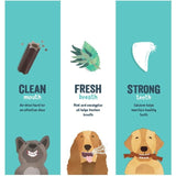 Edgard & Cooper Strawberry & Mint Large Dog Dental Sticks 7 per pack