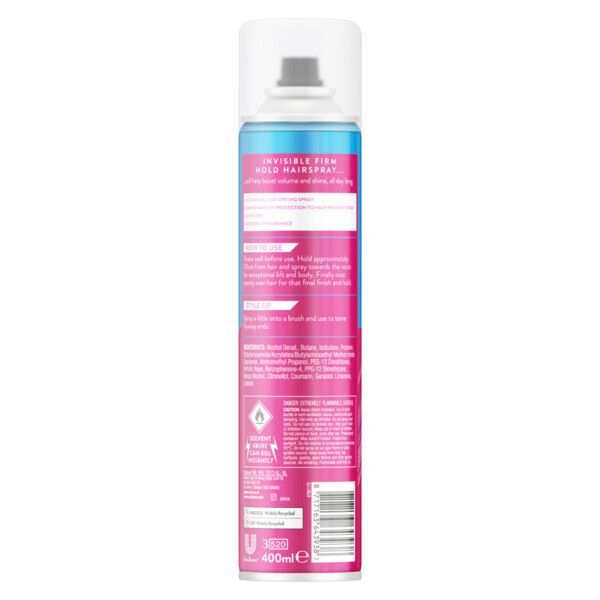 Vo5 Firm Hold Hair Spray 400ml GOODS Superdrug