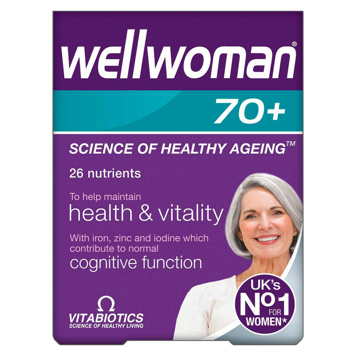 Vitabiotics Wellwoman 70+ - 30 Tablets Women's Multivitamins Boots