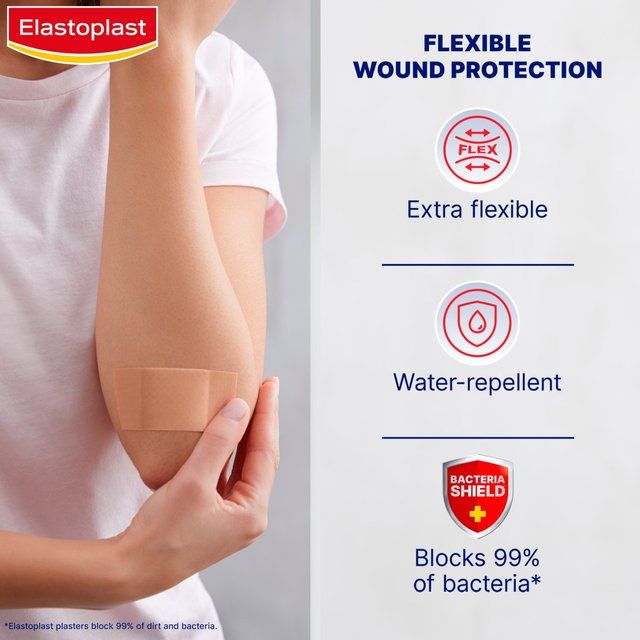 Elastoplast Extra Flexible Cut to Size Breathable Fabric Plaster 1m x 6cm 10 per pack